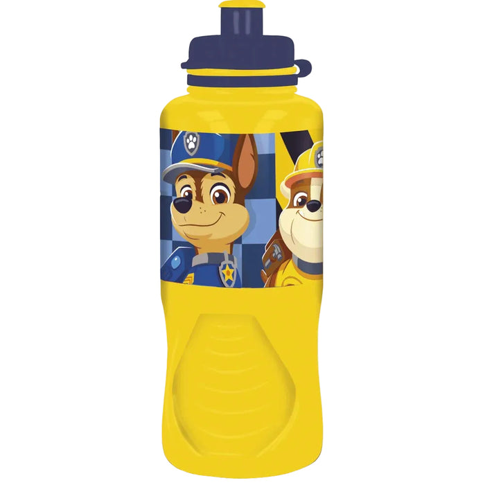 Sticla apa Patrula Catelusilor, Boy Rescue Pups, 430 ml, galben