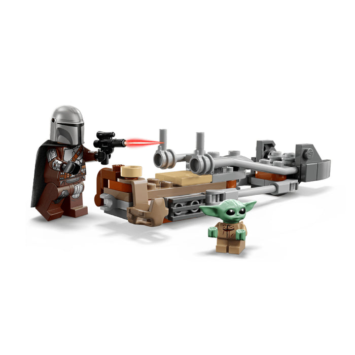 Lego Star Wars - Motocicleta rapida a lui Mandalorian si Grogu (75436)