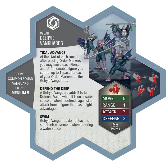Heroscape - Krakenling and Gelryie Vanguards Army Expansion