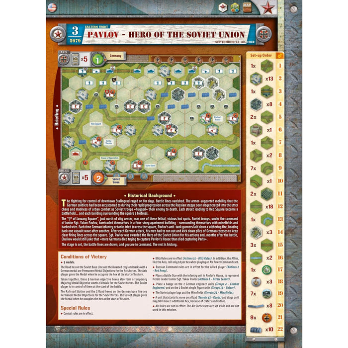 Memoir '44 OP3 Battle Map - Sword of Stalingrad
