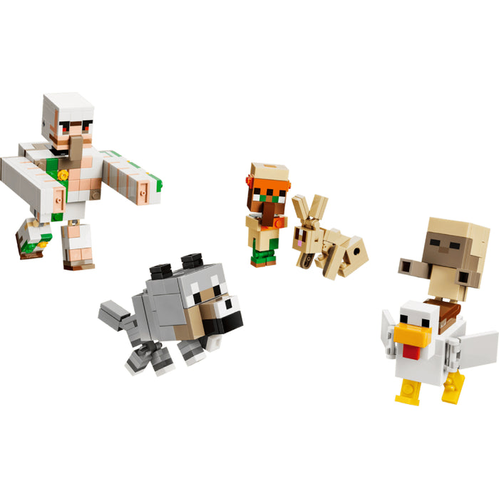 Lego Minecraft - Atac in desert cu un jocheu de gaini (21592)
