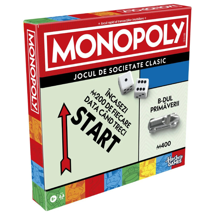 Joc clasic Monopoly, limba romana