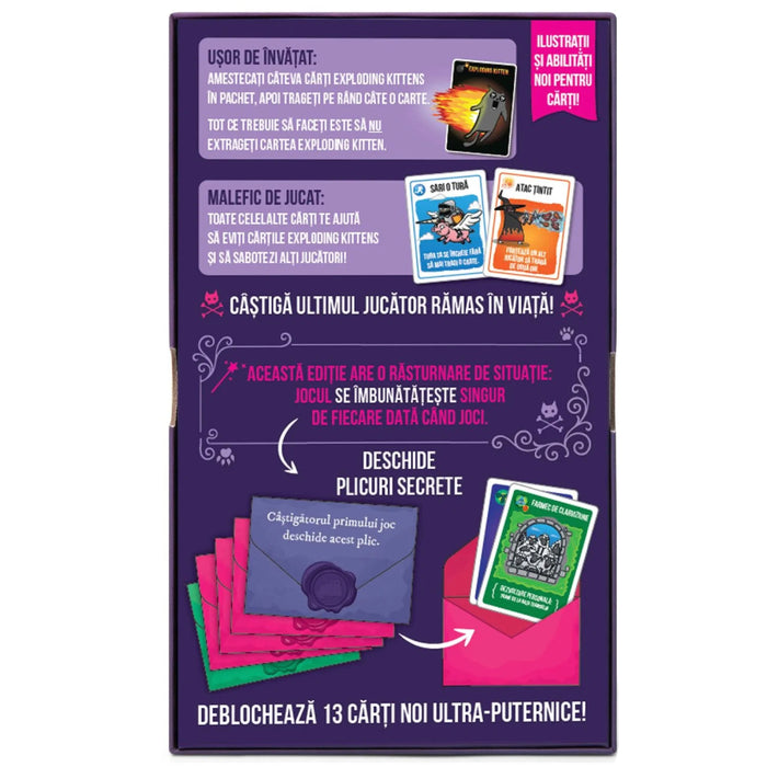Joc de societate Exploding Kittens - Ghinioane pe capul tau!, limba romana
