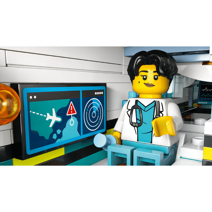 Lego City - Avion-ambulanta pentru urgente (60465)