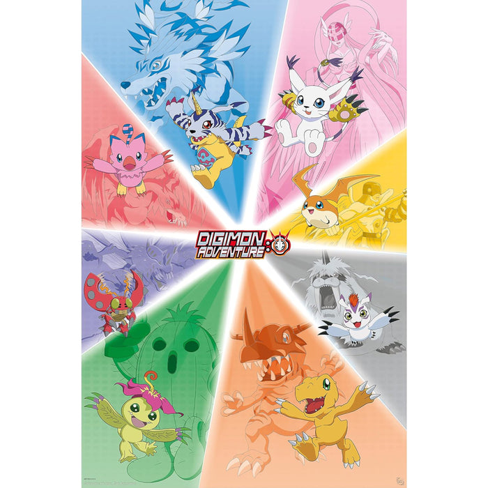 Poster Maxi Digimon - 91.5x61 - Digimon Group