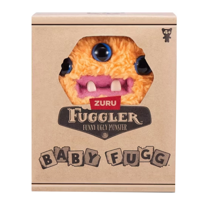 Figurina de plus Fuggler - 9 cm - Bebe ciudatei, S4 Reek-O - Orange
