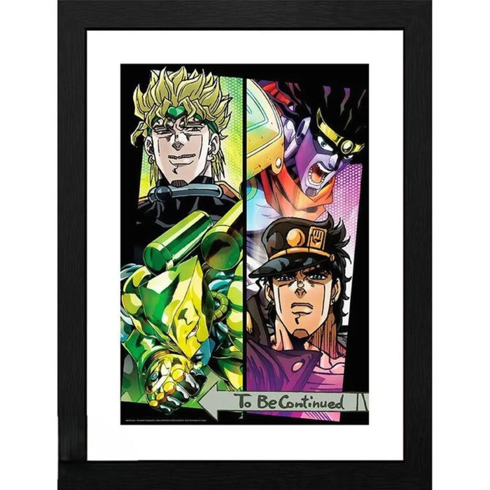 Poster cu Rama Jojo's Bizarre Adventure - Dio & Jotaro (30x40)