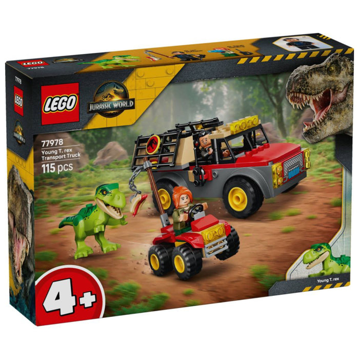 Lego Jurassic World - Camioneta de transport pentru un tanar T. Rex (77978)