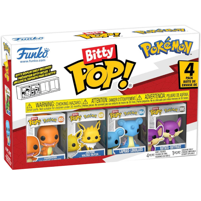 Set 4 Mini Figurine Funko Bitty POP Pokemon - Charmander