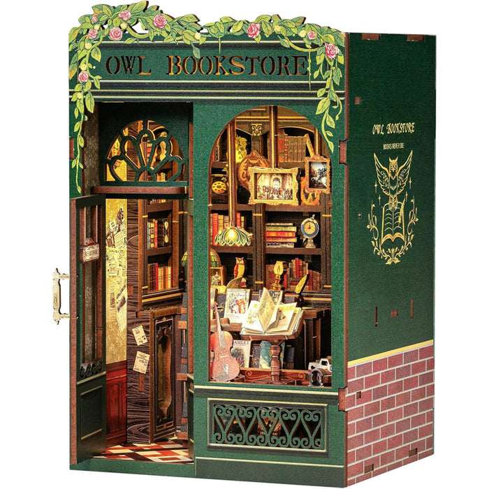 Set de Constructie CuteBee - Book Nook - Owl Bookstore