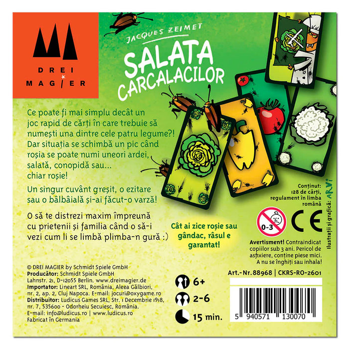 Salata Carcalacilor, joc de petrecere, lb romana