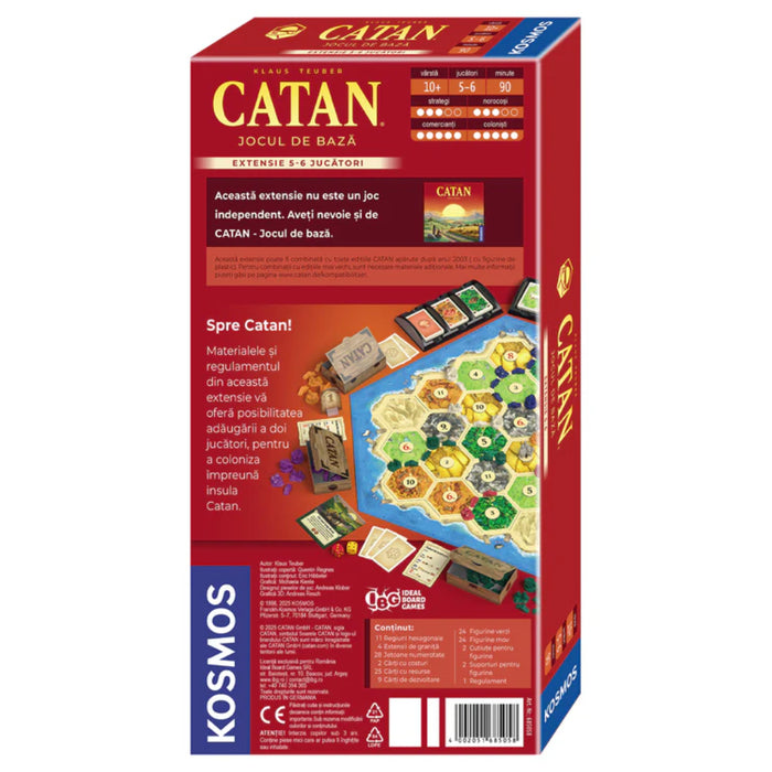 Catan Extensia 5/6 Jucatori Editia 2025 (limba romana)