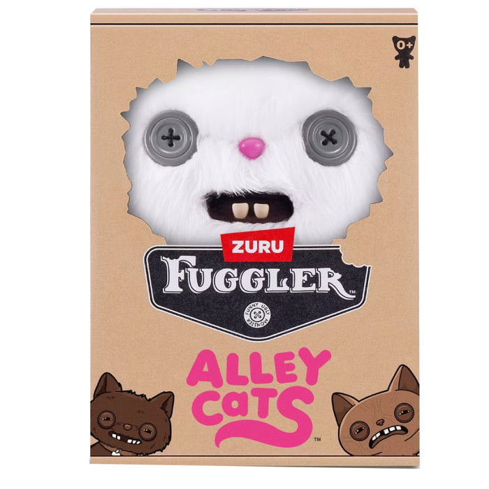 Figurina de plus Fuggler - Pisici maidaneze, 23 cm - White Cheezee