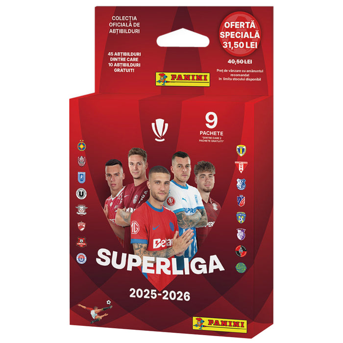 Set de stickere - Panini Superliga Romaniei - Ecoblister