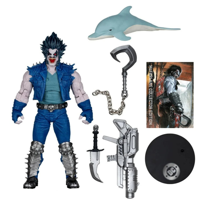Figurina Articulata DC Mcfarlane Collector Edition Wave 14 - Lobo 18 cm (Chase)
