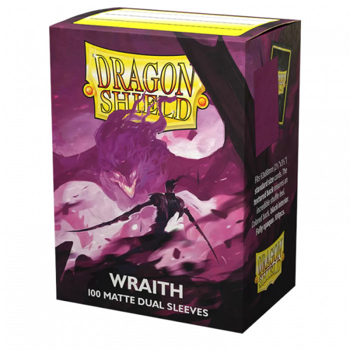 Sleeve-uri Dragon Shield Dual Matte Sleeves - Wraith 'Alaric, Chaos Wraith' (100 Bucati)