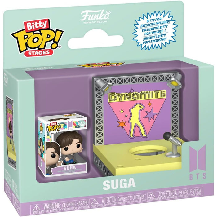 Mini Figurina Funko BTS Bitty POP! Stages - Suga (Dynamite) 2,5 cm