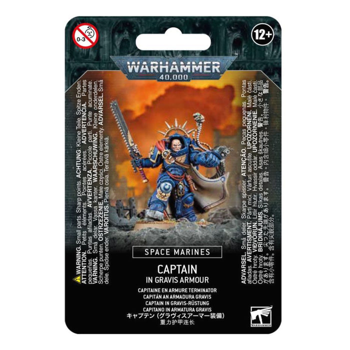 Warhammer Space Marines Captain In Gravis Armour