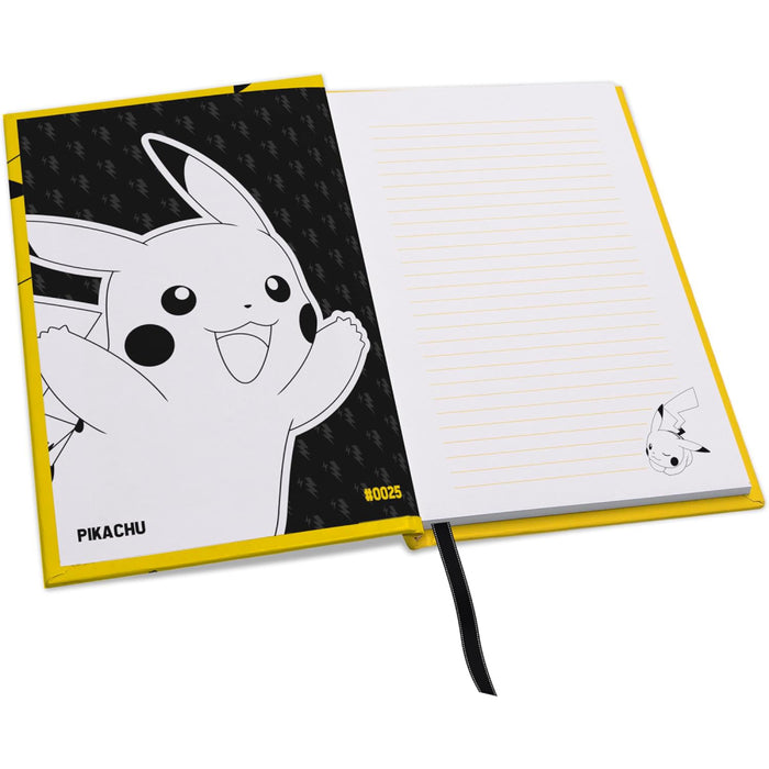 Notebook A5 Premium Plush Cover Pokemon - Pikachu