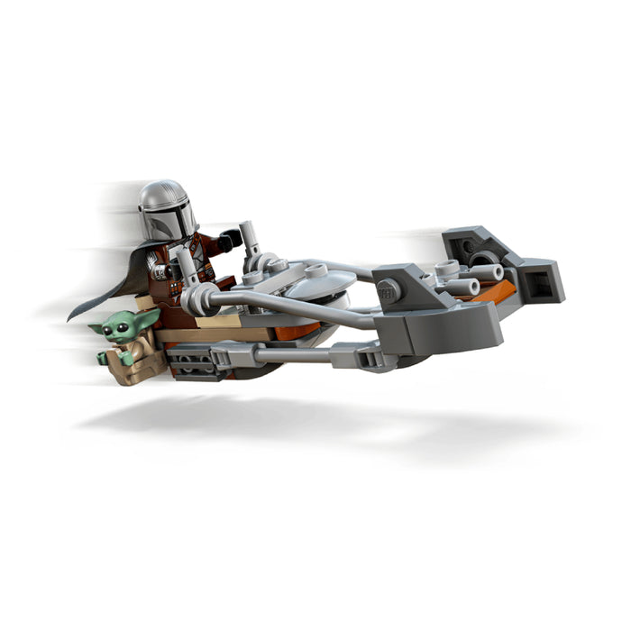 Lego Star Wars - Motocicleta rapida a lui Mandalorian si Grogu (75436)