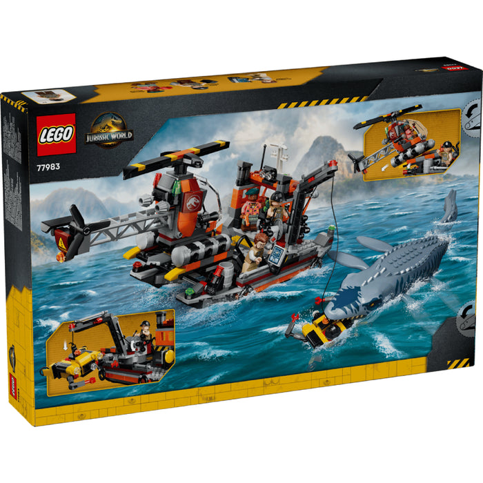 Lego Jurassic World - Un Mosasaurus ataca o barca (77983)