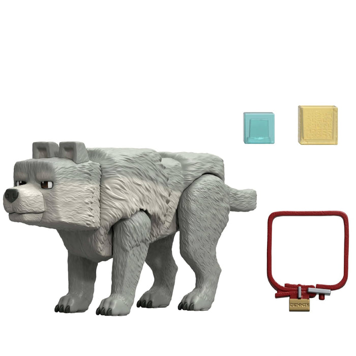 Figurina Articulata Minecraft Movie - Dennis the Wolf 10 cm