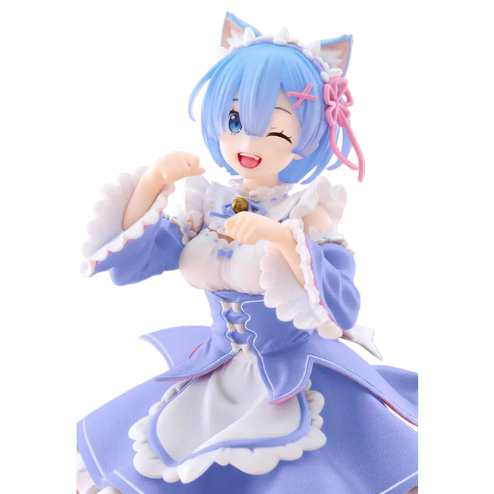 Figurina Re:Zero Starting Life in Another World Coreful PVC - Rem Cat Maid Ver Renewal 18 cm