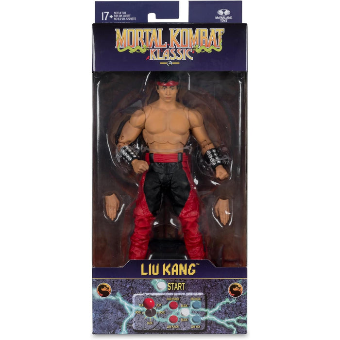 Figurina Articulata Mortal Kombat Klassics - Liu Kang 18 cm