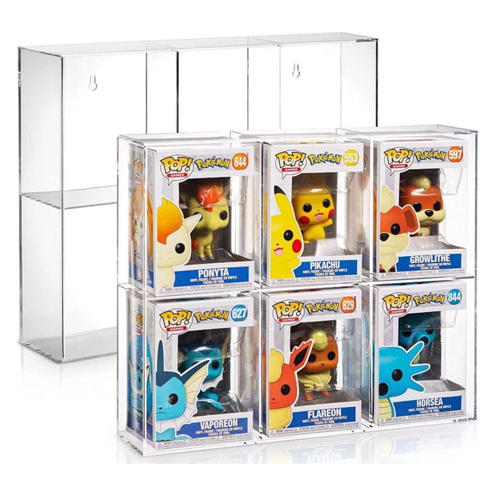 Evoretro Acrylic Display Case for 6 Funko Pops