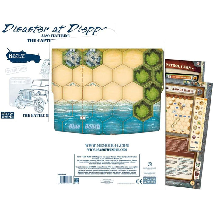 Memoir '44 OP4 Battle Map - Disaster at Dieppe/The Capture of Fortress Tobruk