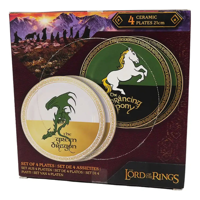 Set 4 Farfurii Lord of the Rings - Taverns