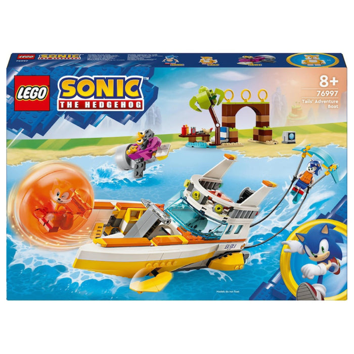 Lego Sonic - Barca de aventuri a lui Tails 76997