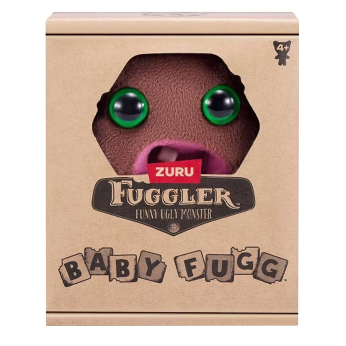 Figurina de plus Fuggler - 9 cm - Bebe ciudatei, S4 Hedge Grog - Brown
