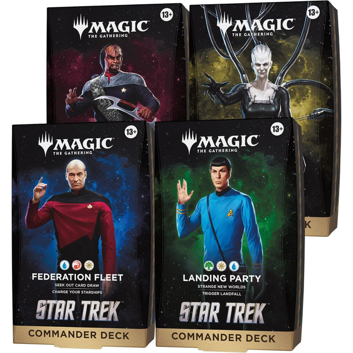 Precomanda Magic the Gathering - Star Trek Commander Deck Display (4 Decks)