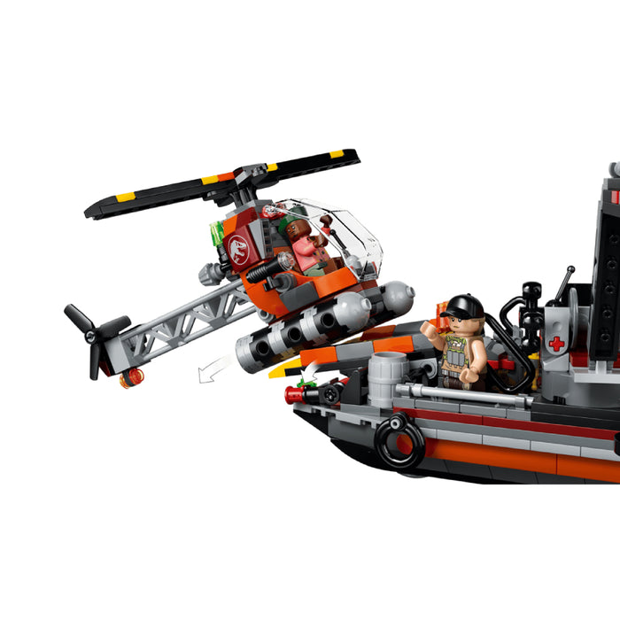 Lego Jurassic World - Un Mosasaurus ataca o barca (77983)