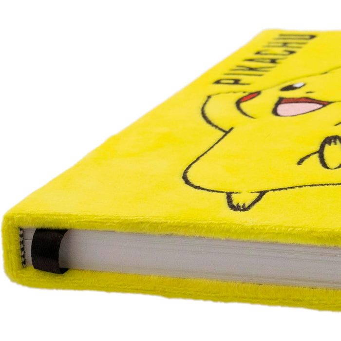 Notebook A5 Premium Plush Cover Pokemon - Pikachu