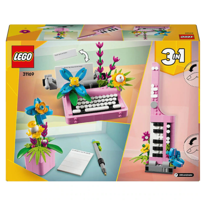 Lego Creator Masina de Scris cu Flori 31169