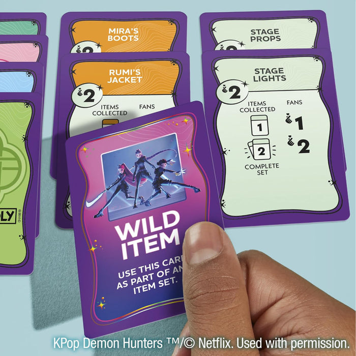 Joc Monopoly Deal - Vanatori de Demoni KPop, limba engleza