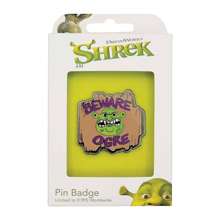 Insigna Shrek - Beware Ogre