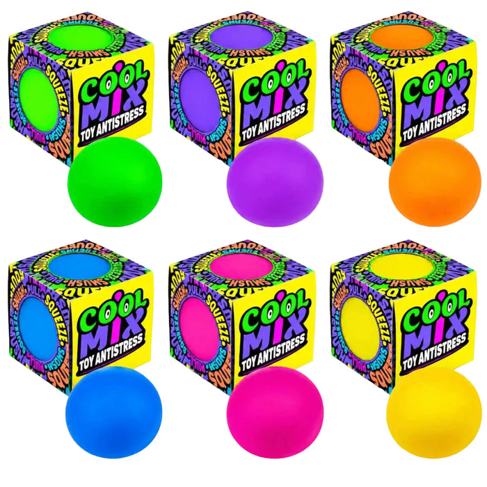 Minge Cool Mix antistres squishy, schimbare de culoare, moale si elastica, 10 cm