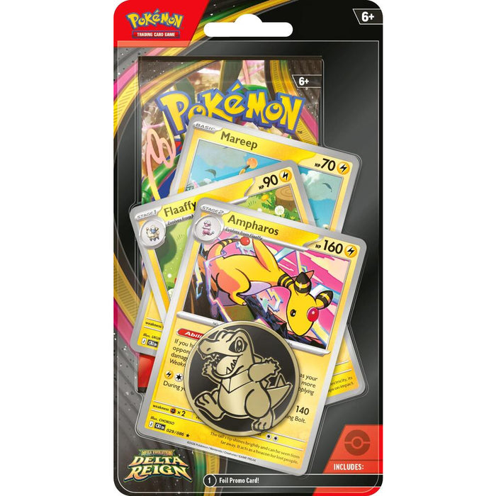 Precomanda Pokemon TCG - Delta Reign Premium Checklane Blister - Ampharos