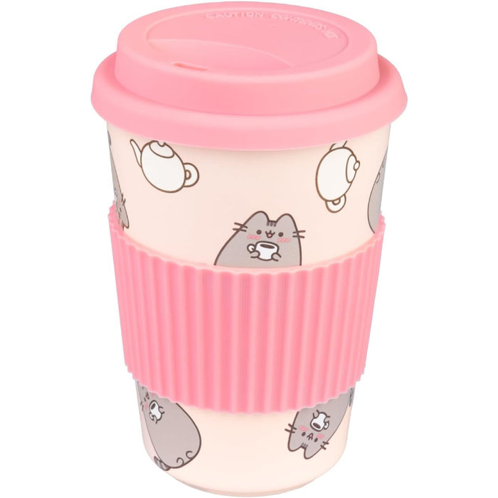 Cana Ceramica cu Capac Pusheen Moments