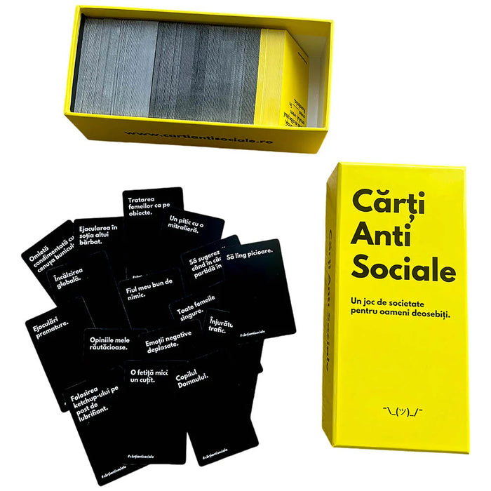 Carti Anti Sociale, joc de petrecere, lb romana