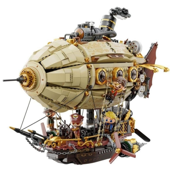 Set Constructie Pantasy Original Construction Steampunk Airship