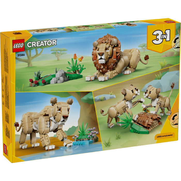 Lego Creator 3 in 1 - Animale salbatice - Leu maiestuos (31386)