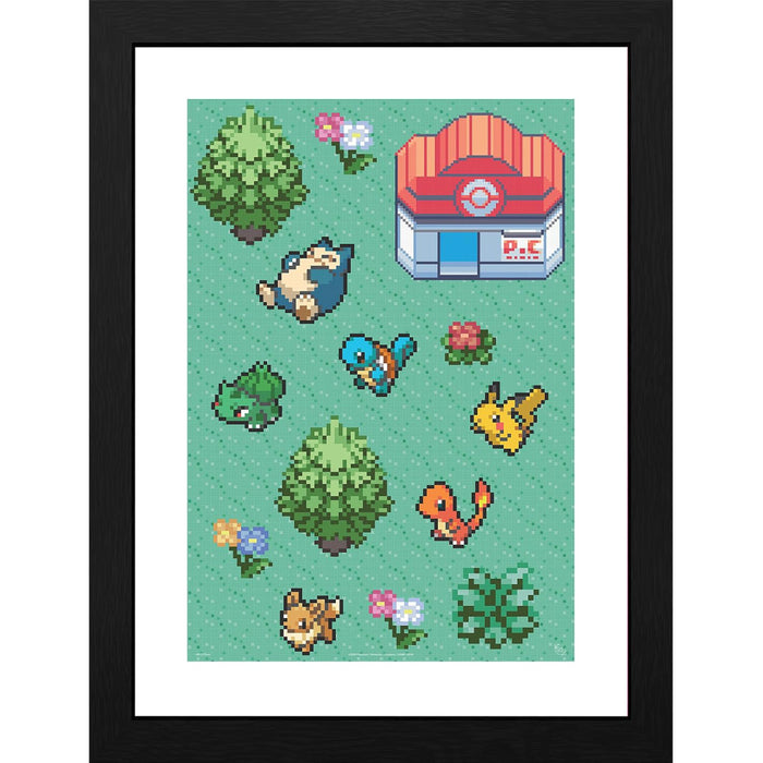 Poster cu Rama Pokemon - Pixel Art (30x40)