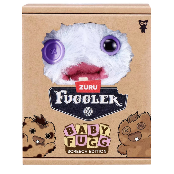 Figurina de plus Fuggler - Baby Fugg Screech Edition 9 cm - Screech (White & Purple)