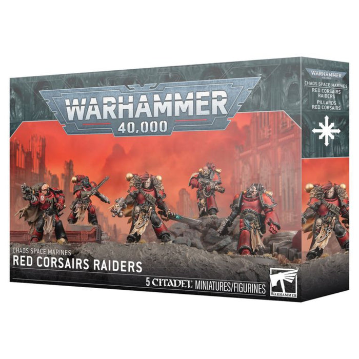 Warhammer Chaos Space Marines - Red Corsairs Raiders