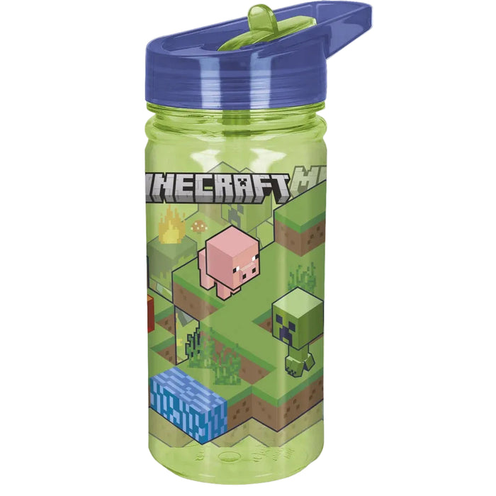 Sticla de apa Minecraft, 475 ml, verde