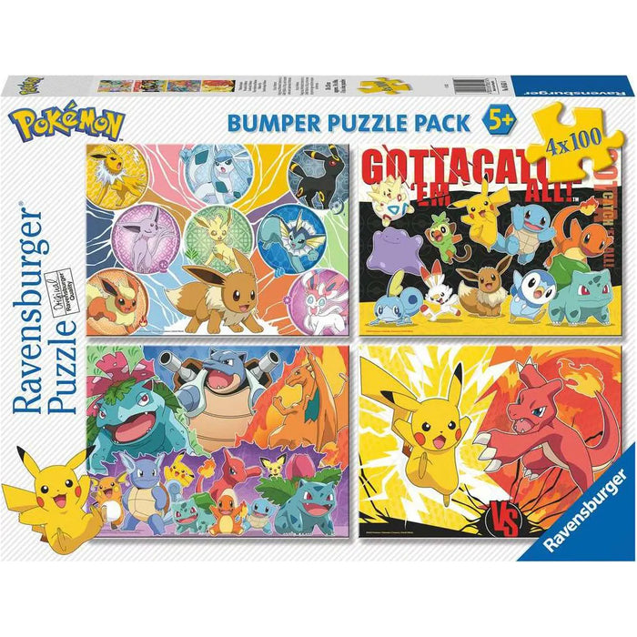 Puzzle Bumper Pack - Pokemon 4x100